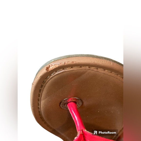 Banana Republic Neon Pink Flip Flops. Size 6. - Picture 7 of 9